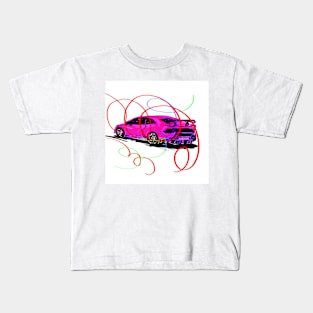 Speedy Pink makes the boys wink Kids T-Shirt